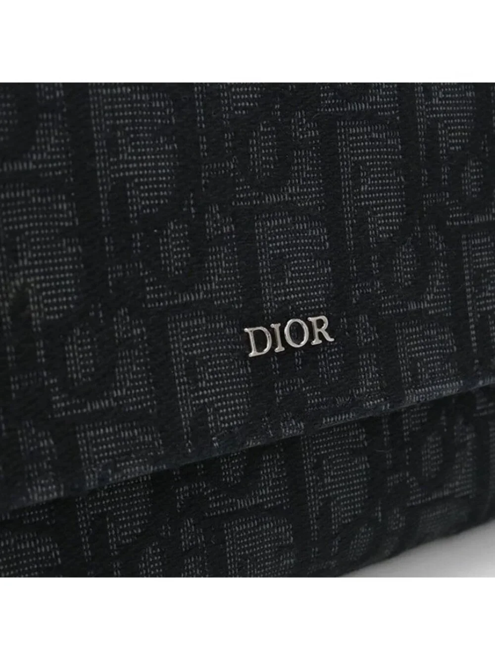 Dior Long Flap Wallet Oblique Bifold Jacquard